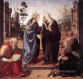 Die Heimsuchung mit Sts Nicholas und Anthony 1489 Renaissance Piero di Cosimo